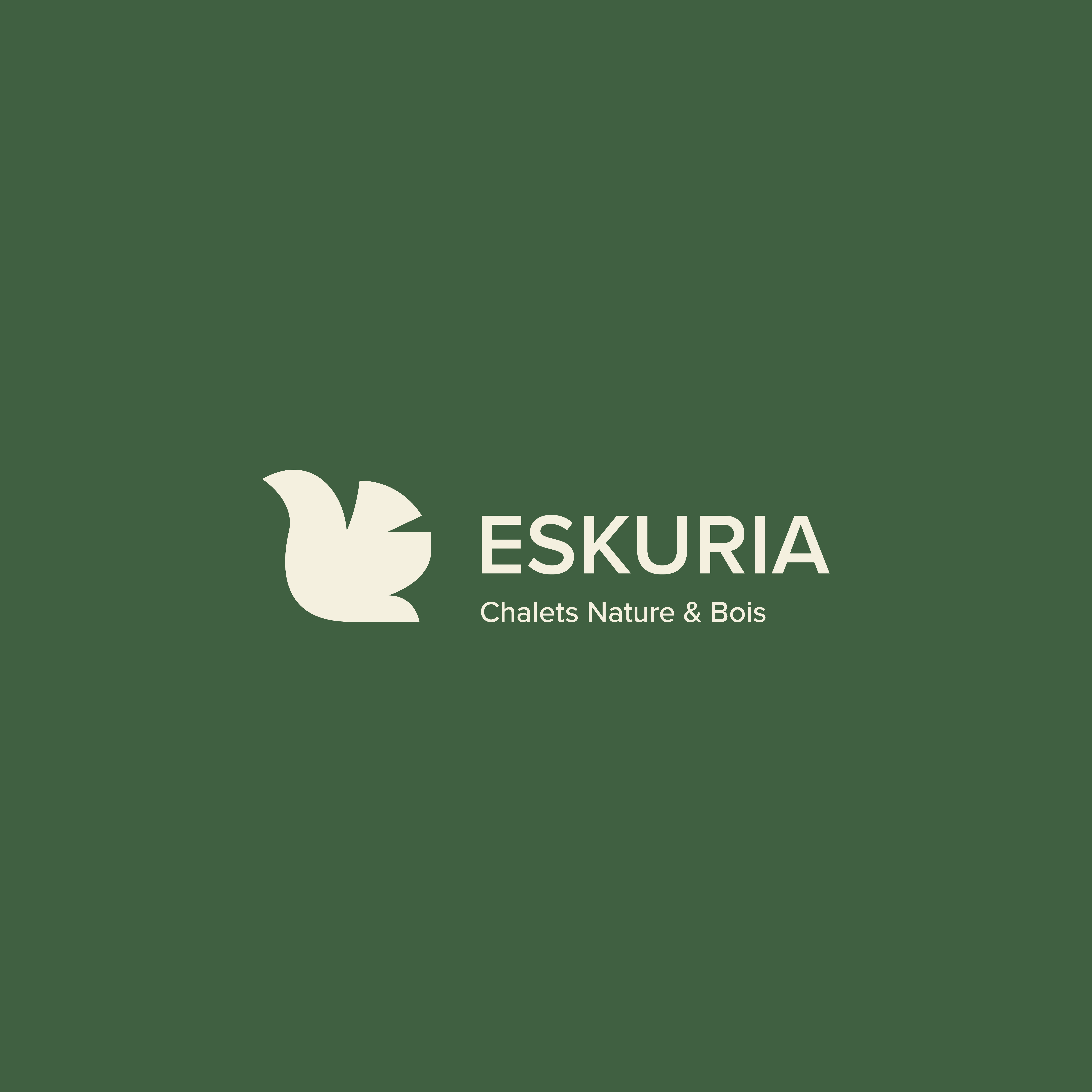 Logo Eskuria fond vert